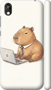 Чохол для Huawei Honor 8S Funny Capybara CEO Working (Різнокольоровий)