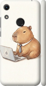 Чехол для Huawei Honor 8A Funny Capybara CEO Working (Разноцветный)