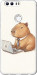 Чохол для Huawei Honor 8 Funny Capybara CEO Working (Різнокольоровий)
