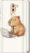 Чехол для Huawei Honor 6X Funny Capybara CEO Working (Разноцветный)