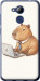 Чехол для Huawei Honor 6C Pro Funny Capybara CEO Working (Разноцветный)