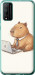 Чехол для Huawei Honor Play 4T Pro Funny Capybara CEO Working (Разноцветный)