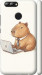 Чехол для Huawei Nova 2 Funny Capybara CEO Working (Разноцветный)