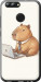 Чехол для Huawei Nova 2 Funny Capybara CEO Working (Разноцветный)