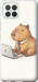 Чохол для Huawei Nova 8 SE Funny Capybara CEO Working (Різнокольоровий)