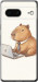 Чехол для Google Pixel 7 Funny Capybara CEO Working (Разноцветный)