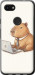 Чохол для Google Pixel 3a XL Funny Capybara CEO Working (Різнокольоровий)