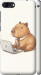 Чехол для Asus ZenFone 4 Max ZC520KL Funny Capybara CEO Working (Разноцветный)