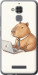 Чехол для Asus Zenfone 3 Max ZC520TL Funny Capybara CEO Working (Разноцветный)