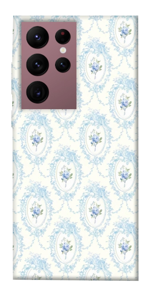 Чехол Голубая классика для Galaxy S22 Ultra