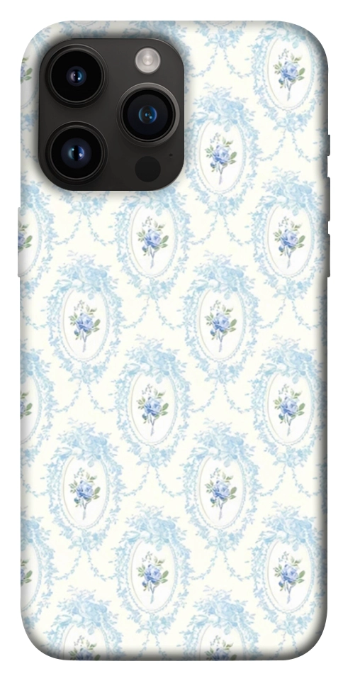 Чехол Голубая классика для iPhone 14 Pro Max