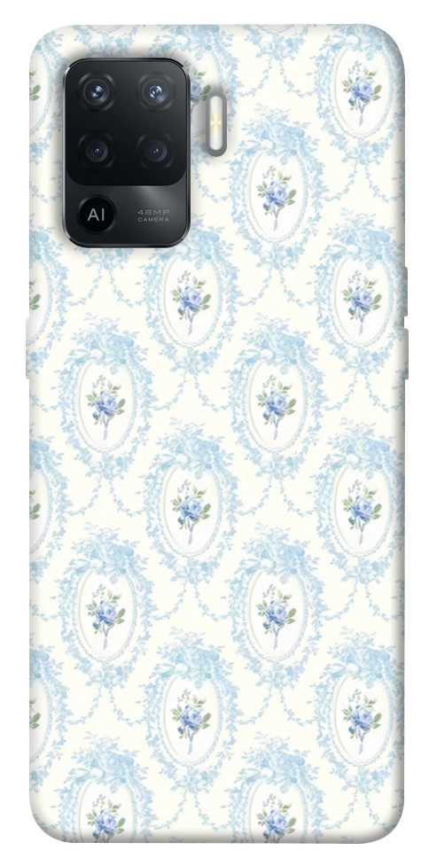 Чехол Голубая классика для Oppo Reno 5 Lite