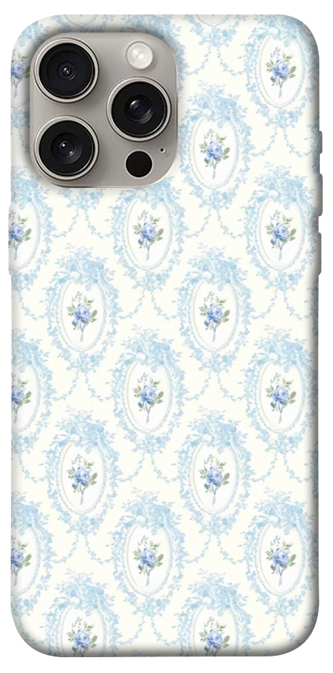 Чехол Голубая классика для iPhone 15 Pro Max