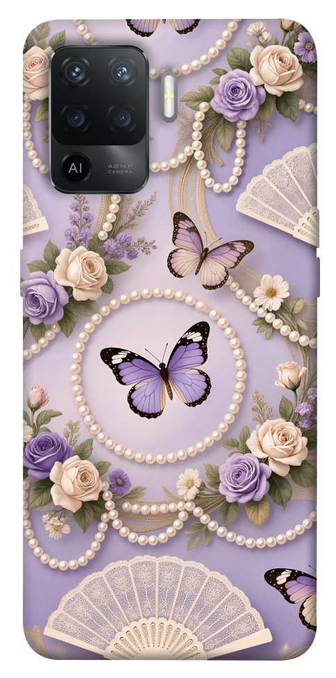 Чехол Викторианская нежность для Oppo Reno 5 Lite