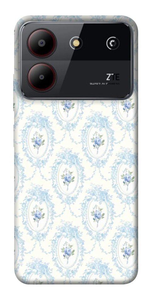Чехол Голубая классика для ZTE Blade A54 4G