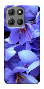 Чехол Фиолетовый сад для Motorola Moto G15 Power