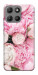 Чехол Pink peonies для Motorola Moto G15 Power