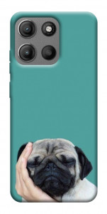 Чехол Спящий мопс для Motorola Moto G15 Power