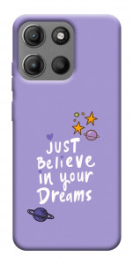 Чехол Just believe in your Dreams для Motorola Moto G15 Power