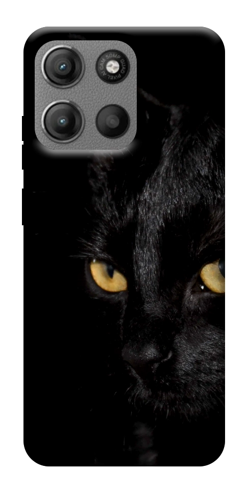 Чехол Черный кот для Motorola Moto G15 Power
