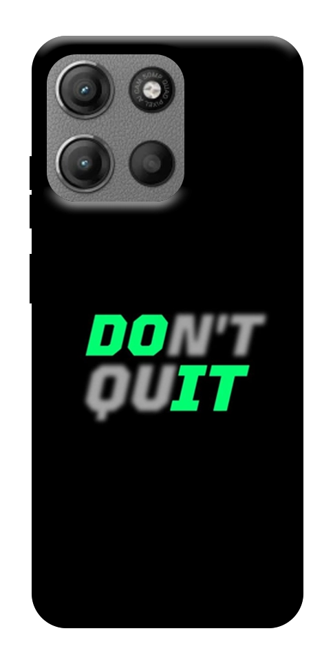 Чехол Don't quit для Motorola Moto G15 Power