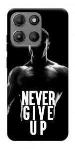 Чехол Never give up для Motorola Moto G15 Power