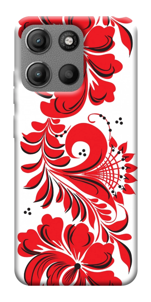 Чехол Червона вишиванка для Motorola Moto G15 Power