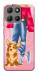 Чехол Girl and corgi для Motorola Moto G15 Power