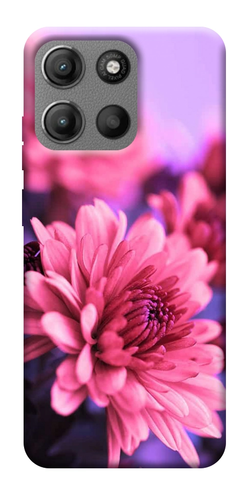 Чехол Нежная хризантема для Motorola Moto G15 Power