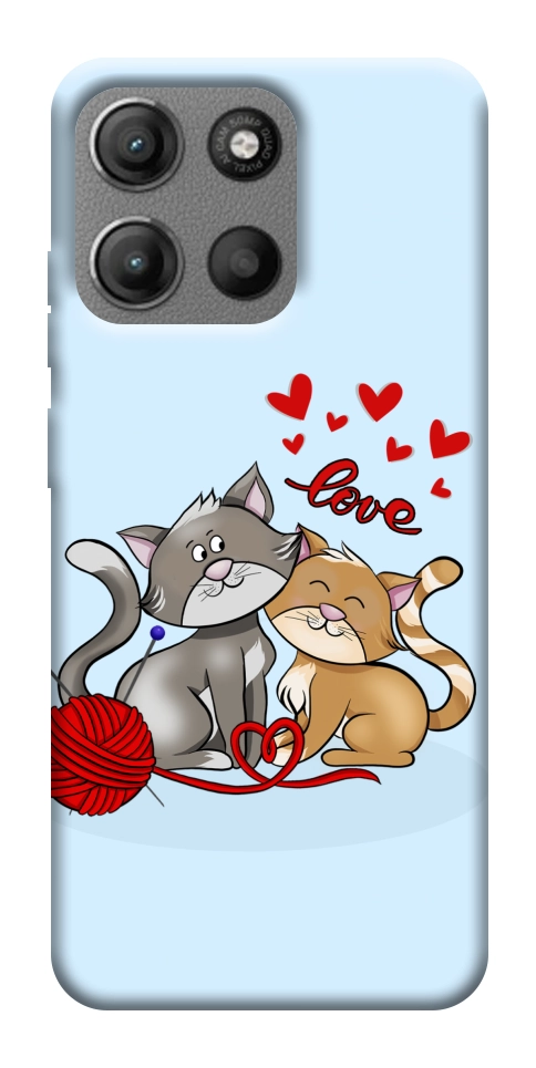 Чохол Два коти Love для Motorola Moto G15 Power