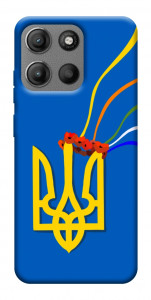 Чехол Квітучий герб для Motorola Moto G15 Power