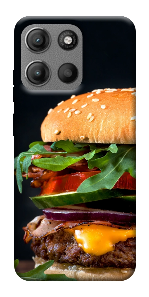 Чехол Бургер для Motorola Moto G15 Power