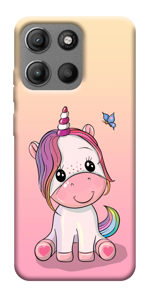Чехол Сute unicorn для Motorola Moto G15 Power