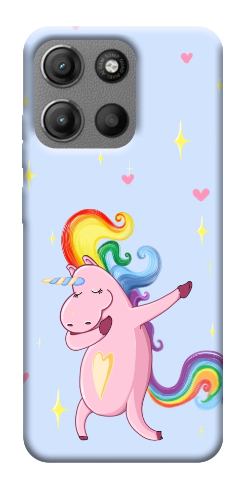 Чехол Unicorn party для Motorola Moto G15 Power