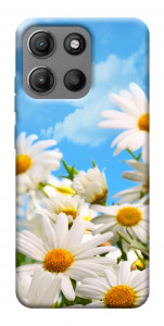 Чехол Ромашковое поле для Motorola Moto G15 Power