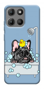 Чехол Dog in shower для Motorola Moto G15 Power