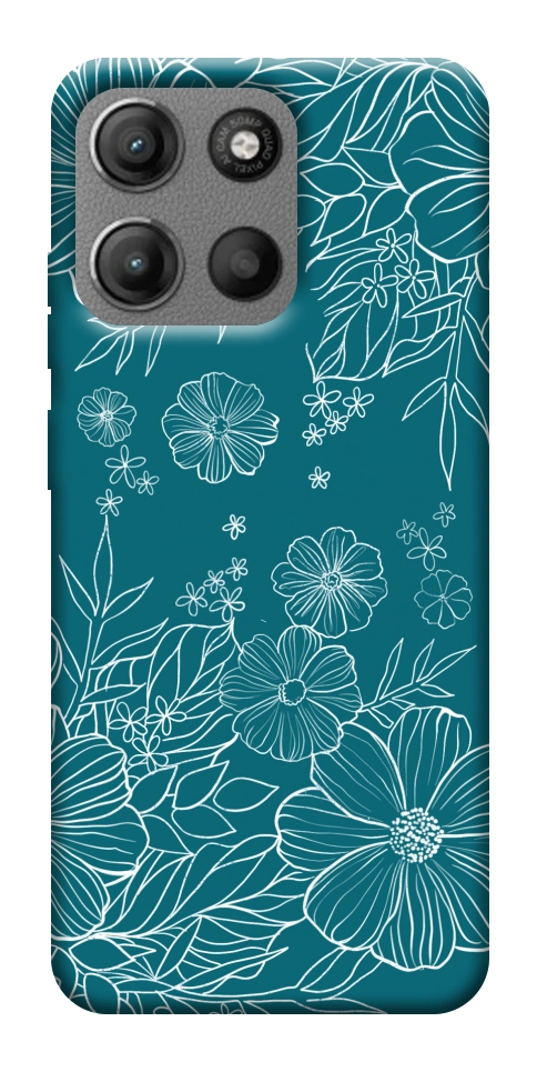 Чехол Botanical illustration для Motorola Moto G15 Power