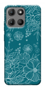 Чехол Botanical illustration для Motorola Moto G15 Power