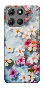 Чехол Floating flowers для Motorola Moto G15 Power