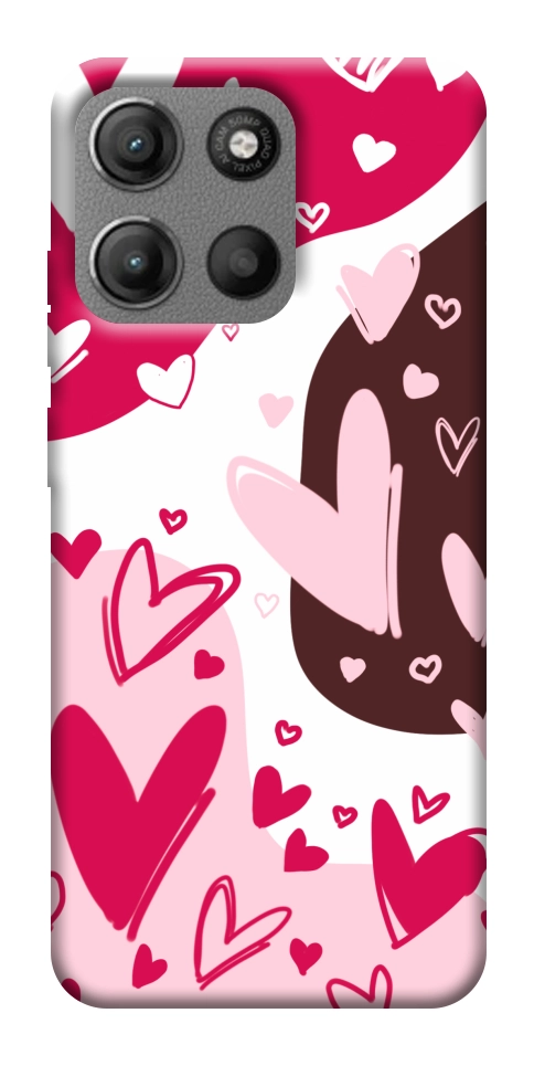 Чехол Hearts mood для Motorola Moto G15 Power