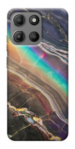 Чехол Радужный мрамор для Motorola Moto G15 Power