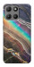 Чехол Радужный мрамор для Motorola Moto G15 Power