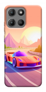 Чехол Машинка на закате для Motorola Moto G15 Power
