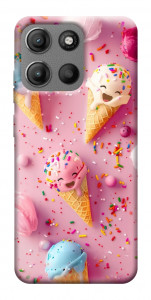 Чехол Веселое мороженое для Motorola Moto G15 Power