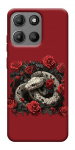 Чехол Roses snake для Motorola Moto G15 Power