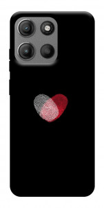 Чехол Fingerprint heart для Motorola Moto G15 Power