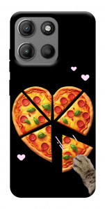Чехол Pizza Love Cat для Motorola Moto G15 Power