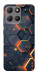Чехол Burning hex pattern для Motorola Moto G15 Power