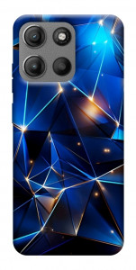 Чехол Abstract purple pattern для Motorola Moto G15 Power