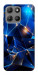 Чехол Abstract purple pattern для Motorola Moto G15 Power